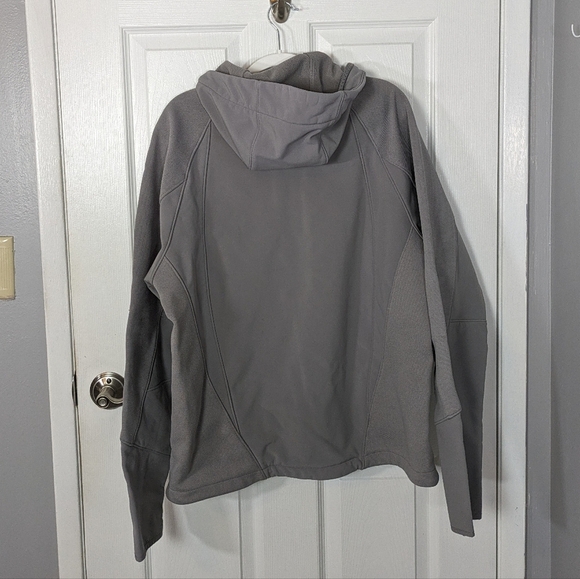 Wind‎ River Outfitting Co. Weather Resistant Windbreaker Grey Knit Jacket Size M - Picture 3 of 7